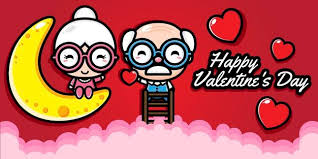 Download Premium Vector Cute Grandpa And Cute Grandma With Happy Valentine S Day Greetings