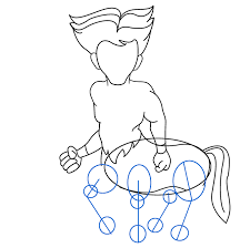 The head, the thoraxes (yes, our centaur has two chests) and the pelvis are drawing in the form of ovals. How To Draw A Centaur Really Easy Drawing Tutorial