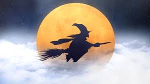 It is a fully editable vector illustration. Witch Silhouette Flying Broom Past Orang Stock Video Pond5