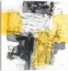 Free delivery and returns on ebay plus items for plus members. Gray And Yellow Canvas Artwork Icanvas