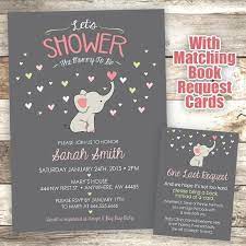 Elephant Baby Shower Invitation Baby Elephant Mommy To Be Etsy Baby Shower Invitations Baby Boy Shower Baby Shower Planning