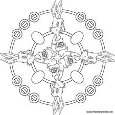 Kinder lieben es mit stiften ausmalbilder. Mandalas Zu Ostern Mit Dem Osterhasen Und Ostereiern