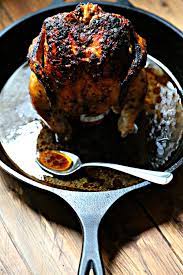 Skillet Beer Can Chicken Bell Alimento