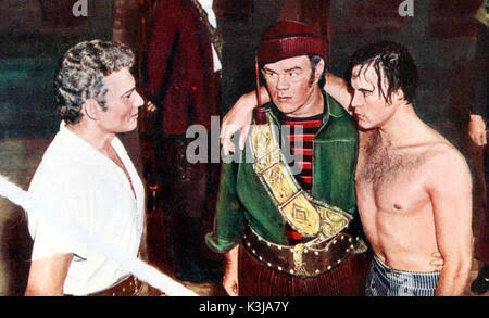 YANKEE BUCCANEER foreground - JEFF CHANDLER, GEORGE MATHEWS, SCOTT BRADY YANKEE  BUCCANEER Stock Photo - Alamy