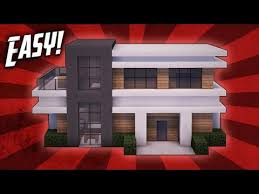 Modern house let's build #2 | interior design. Minecraft How To Build A Small Modern House Tutorial 18