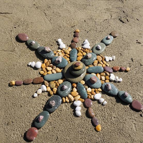 Beach Mandala, rock art by Mikel Devine by Devine-Escapes on DeviantArt