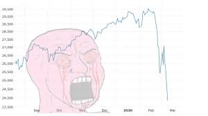 First, the stock market crashing is often looking ahead to economic realities. 2020 Stock Market Crash Know Your Meme