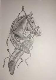 Falls sie schon auf der suche nach den passenden tattoo vorlagen sind, dann wollen sie wahrscheinlich wissen, was jedes tattoo. Pferd Traumfanger Tattoo Vorlage Pferd Tattoo Pferde Tattoos Traumfanger Tattoo