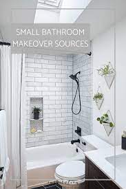 Small bathrooms are a challenge. My Modern Small Bathroom Makeover Sources Inspiration For Moms