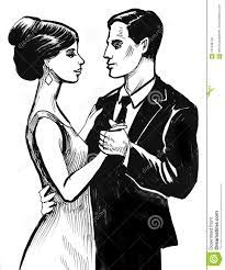 Dancing Couple Stock Illustration. Illustration Of Artwork - 101536740