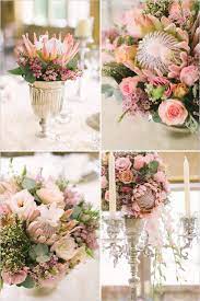 Classic Romance Wedding With All The Trimmings In Greece Protea Wedding Wedding Flowers Wedding Flower Arrangements