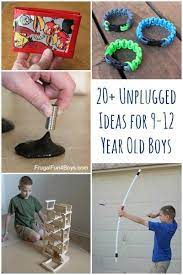 Want to have fun and live longer? 50 Unplugged Activities For Tween Age Boys Frugal Fun For Boys And Girls Crafts For Boys Activities For Boys Summer Kids