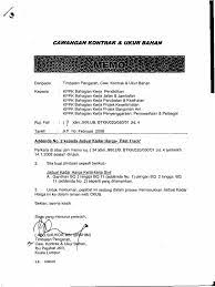 Ketua penolong pengarah kanan bahagian tender, kontrak & kos cawangan kontrak & ukur bahan jkr malaysia Addenda No 2 Road Surface Road