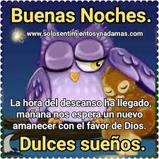 Dulces Suenos Buenas Noches Fotos Buenas Noches Frases Buenos Deseos