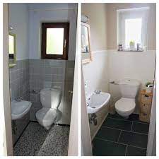 Kleines bad gestalten schöner wohnen. Vorher Nachher Gaste Wc Unser Traum Vom Haus Badezimmer Neu Gestalten Wc Renovieren Bad Fliesen Designs