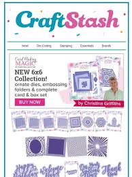I'm christina and i would like to show you how to make beautiful cards. Craft Stash Just Launched New Card Making Magic 6x6 Collection Milled