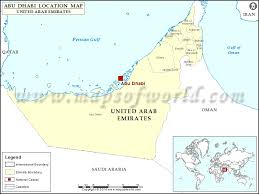 Interactive map of abu dhabi area. Where Is Abu Dhabi Location Of Abu Dhabi In United Arab Emirates Map
