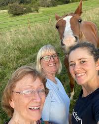 My Grandma coming to meet...