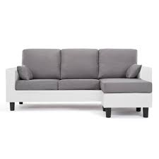 Trouvez sur cdiscount le canapé d'angle. Berlin Canape D Angle Reversible 3 Places Simili Blanc Et Tissu Gris Clair Contemporain L 180 X P 123 Cm Achat Vente Canape Sofa Divan Soldes Sur Cdiscount Des Le 20 Janvier Cdiscount