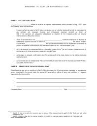 Accountable Plan Template Excel Fill Online Printable Fillable Blank Pdffiller