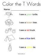 These worksheets contain all letters of the alphabet. Letter T Coloring Pages Twisty Noodle