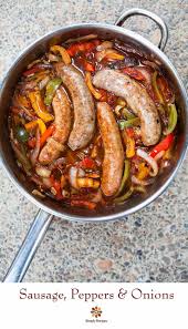 Sausage And Peppers With Onions Best Hoagie Simplyrecipes Com Recipe Stuffed Peppers Sausage And Peppers Recipes