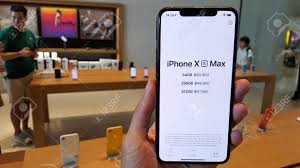Bangkok Thailand May 6 2019 The New Apple Iphone Xs Max Stock Photo Picture And Royalty Free Image Image 133574290