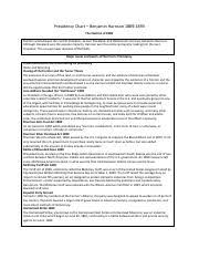 Presidency Chart Calvin Coolidge 1923 1929 Docx