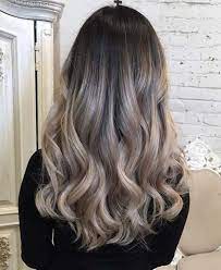 20 Stunning Ombre Hair Color Ideas For Blonde Brown Red And Black Hair In 2020 Ash Blonde Balayage Ash Blonde Hair With Highlights Dark Roots Blonde Hair