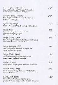 Menu of Gaylord, Churchgate, Mumbai ...