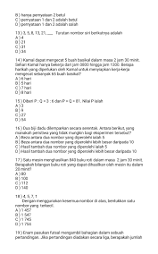 Contoh Soalan Peperiksaan Spa Pembantu Pembangunan Masyarakat S19 2019