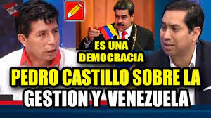 José pedro castillo terrones se autodefine como un hombre del pueblo. Pedro Castillo Dice Que En Venezuela Hay Una Democracia Y Lo Que Propone Para El Peru Youtube