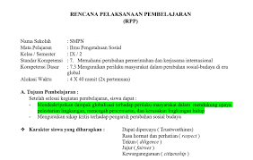 Rpp Dan Silabus Adiwiyata Ips Kelas 9 Semester Ganjil Didno76 Com
