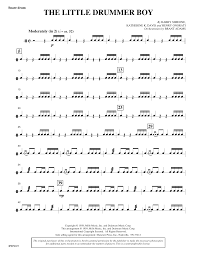 Finally you can now browse and search a curated index of them all! The Little Drummer Boy Snare Drum Sheet Music Harry Simeone Choir Instrumental Pak