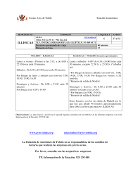 Horarios de autobús, tren y metro de illescas a madrid. Illescas