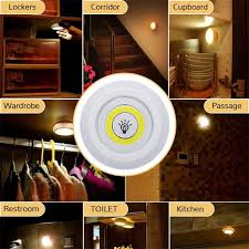 Luz LED Cob regulable de 3W para debajo del armario, lámpara de noche  regulable con Control remoto inalámbrico para el hogar, dormitorio, cocina  - AliExpress