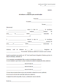 Cerere De Divort Model Md