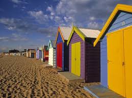 Bathing Huts Port Phillip Bay Melbourne Victoria Australia Photographic Print Doug Pearson Art Com Melbourne Melbourne Victoria Beachy Art