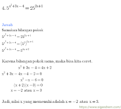 Check spelling or type a new query. Contoh Soal Pertidaksamaan Eksponen