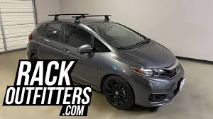 I am interested in hearing what kind of rack you've used. 2015 2019 Honda Fit With Yakima Baseline Jetstream Base Roof Rack Crossbars Youtube