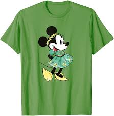 Patrick's day with the intent of engaging her in creating decorations for the day. Amazon Com Disney Minnie Mouse Shamrock Dress St Patrick S Day T Shirt Clothing