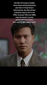 Alex Man Chi-Leung: Legenda Aktor Hong Kong