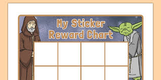 Space Wars Themed Sticker Reward Chart Space Wars Star