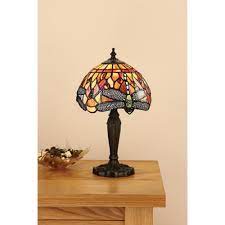 Beautifully woven bamboo wicker lamp with wooden base, boho lamp, small bedside table lamp, ,farmhouse decor, bamboo. Small Flame Orange Tiffany Dragonfly Table Lamp On Dark Bronze Base