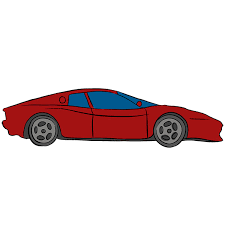 How To Draw A Ferrari Easy Drawing