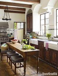 Kitchen walls are typically broken into different areas, if you think about. Kitchen House Beautiful March 2016 Decoratingkitchen Tuscan Kitchen Kitchen Design Spanish Kitchen