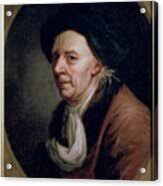 Portrait Of The Mathematician Leonard Euler Metal Print