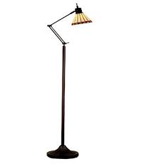 These handcrafted light fixtures featured authentic raw materials such as, glass, metal, and wood. 68 H Prairie Mission Adjustable Floor Lamp 9aqj Cooks Lighting