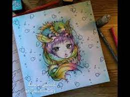 Pictures of manga mermaid coloring pages and many more. Adult Coloring Mermaids And Other Sea Creatures Pop Manga Youtube