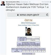 2020 yks sonuç belgesi örnekleri. Yks Turkiye Birincisi Kac Puan Aldi Takvim Egitim